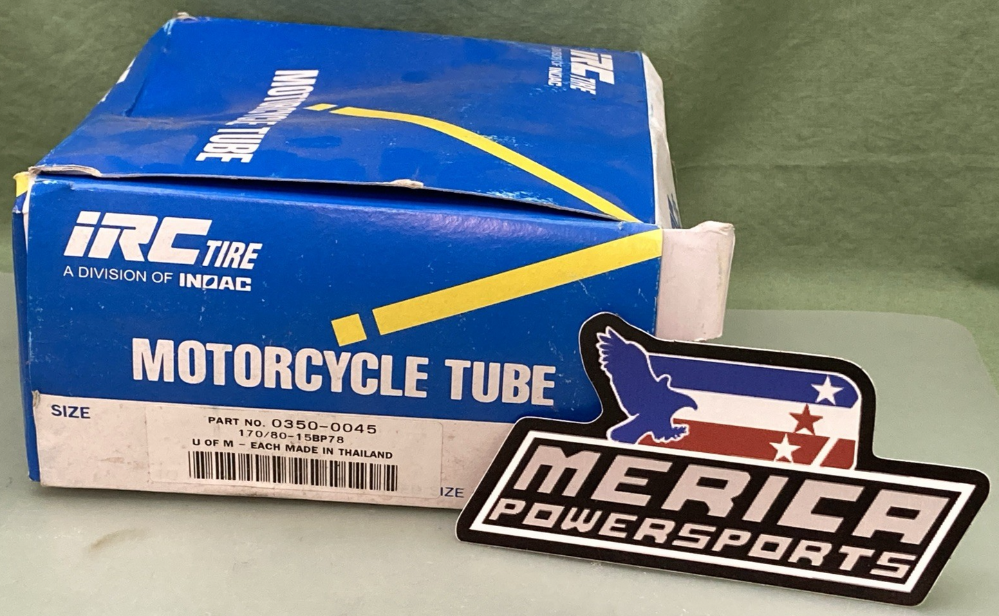 NEW GENUINE IRC TIRE 0350-0045 Tire Tube