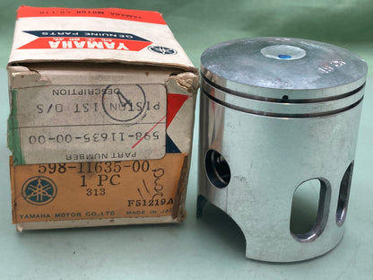 New Genuine Yamaha 598-11635-00 Piston O/S