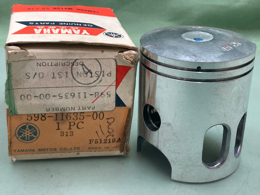 New Genuine Yamaha 598-11635-00 Piston O/S