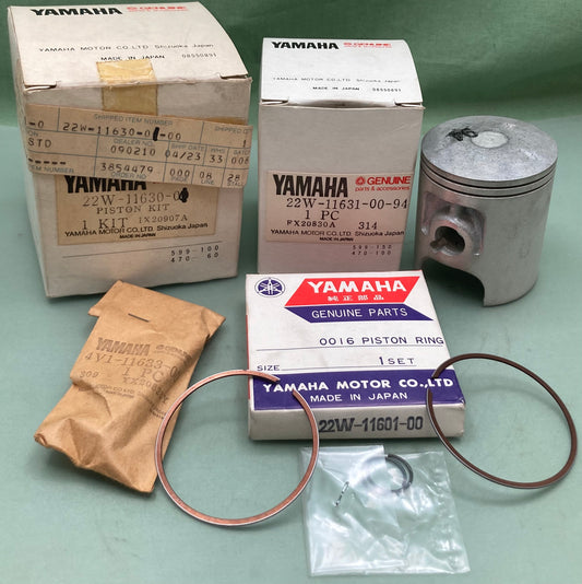 New Genuine Yamaha 22W-11630-00 Piston Kit STD 22W-11630-00-00