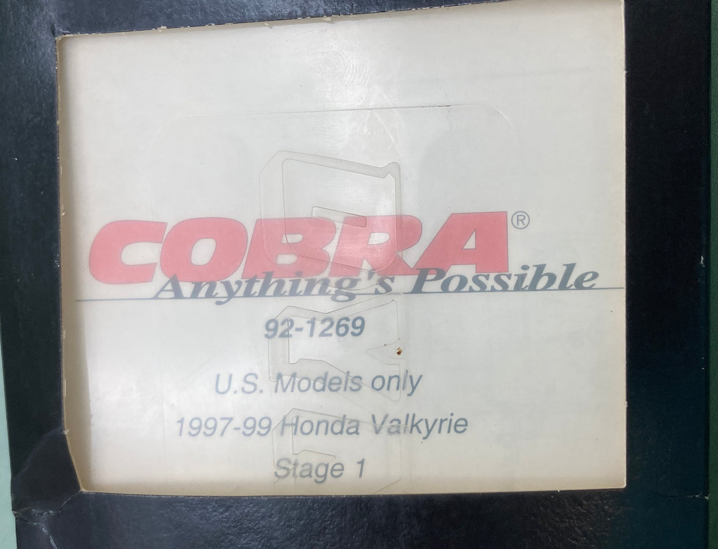 New Genuine Cobra 92-1269 Jet Kit Stage 1