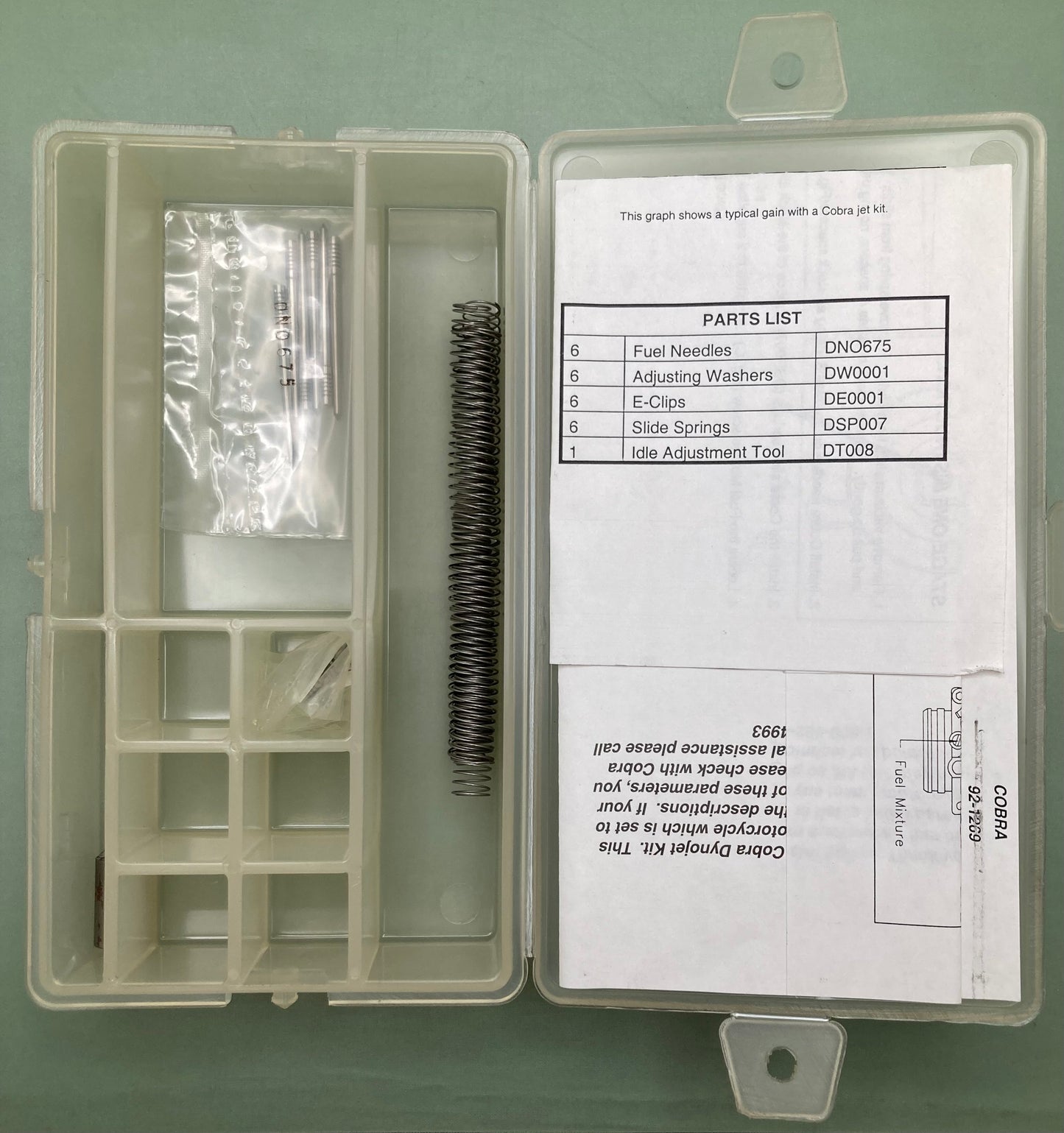 New Genuine Cobra 92-1269 Jet Kit Stage 1