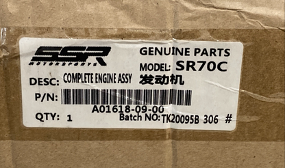 NEW GENUINE SSR A01618-09-00 Semi-auto Engine, 70cc