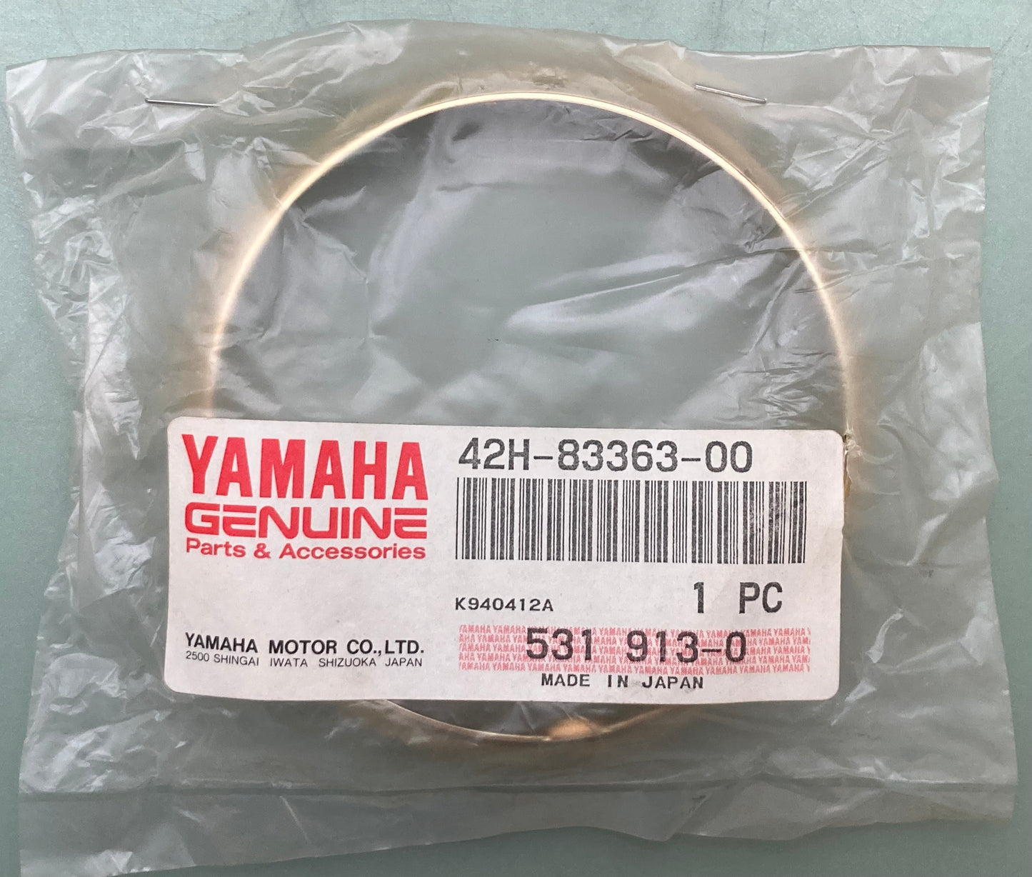 New Genuine Yamaha 42H-83363-00 Lens, Rim