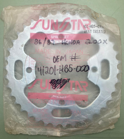New Genuine Sunstar 41201-HB5-000 Sprocket, 38T