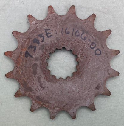 Replaces Yamaha 9383E-16106-00 Front Drive Sprocket, 16T
