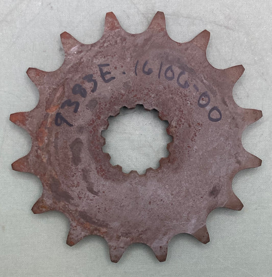 Replaces Yamaha 9383E-16106-00 Front Drive Sprocket, 16T
