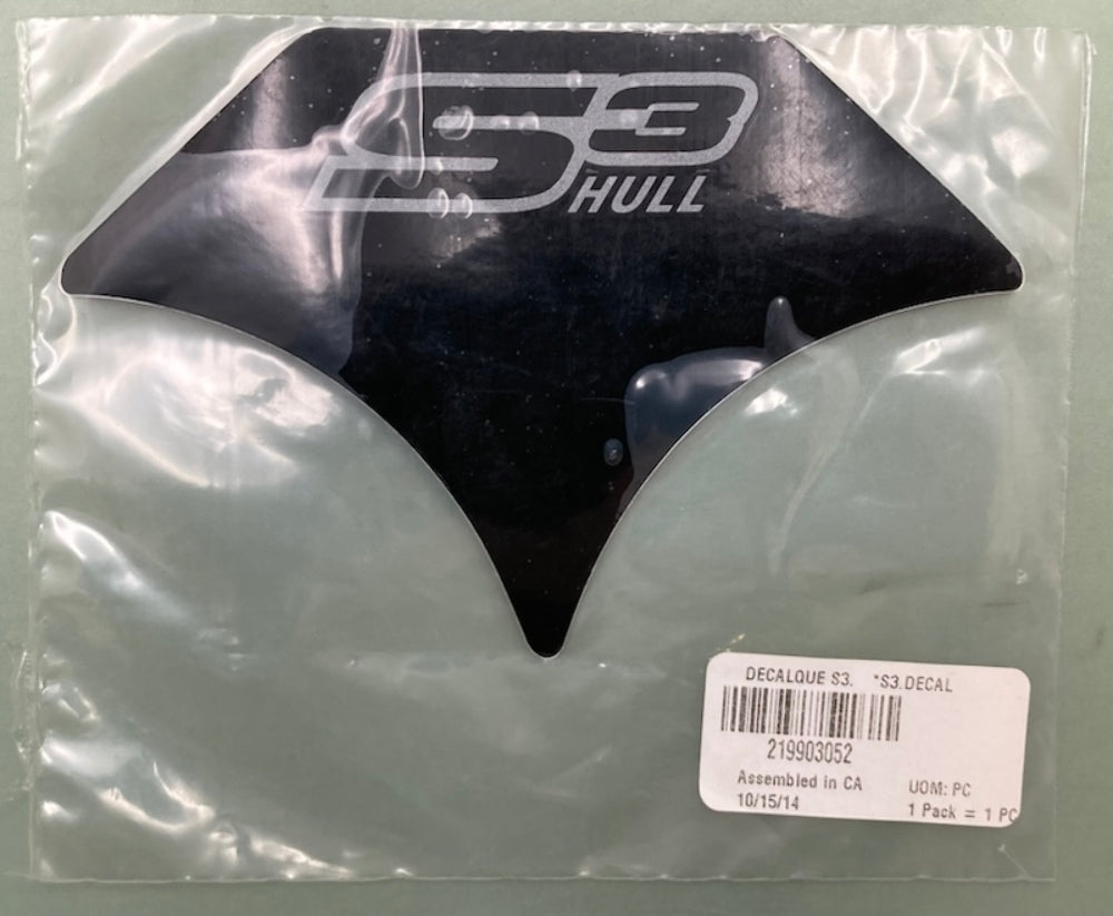 Replaces Sea-Doo 219903052 Decal, S3, Hull., Model, Rxt, 260, New