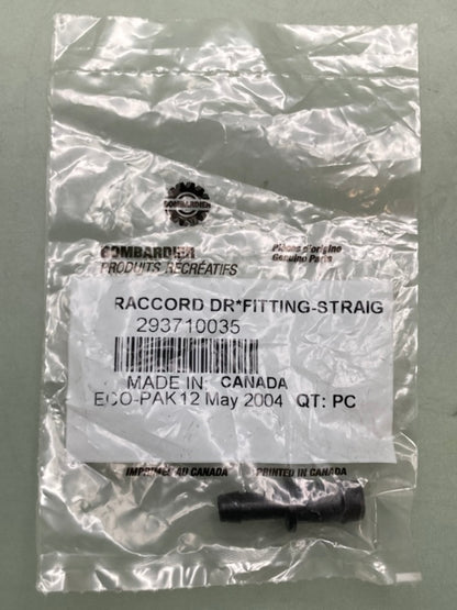 Bombardier 293710035 Straight Fitting. Commander, New Genuine