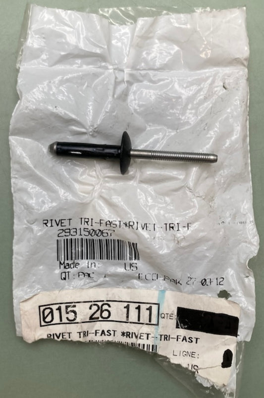 Qty 2 Replaces Sea-Doo 293150067 Rivet-Tri-Fast, New