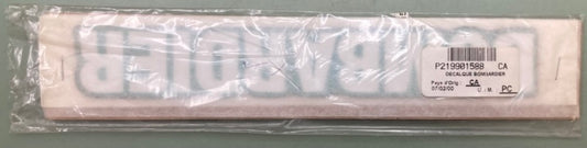 Bombardier 219901588 Decal, New Genuine