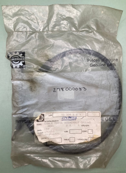 Bombardier 278000083 Ground Cable, New Genuine