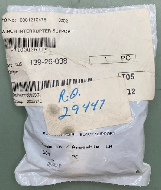 Replaces Can-Am 710002631 Winch Interrupter Support, New