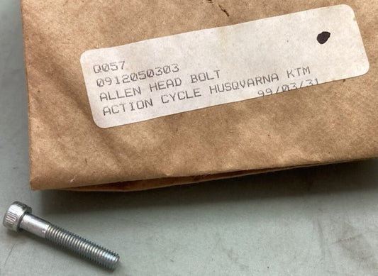 Qty 4 Replaces KTM 0912050303 Allen Head Bolt New