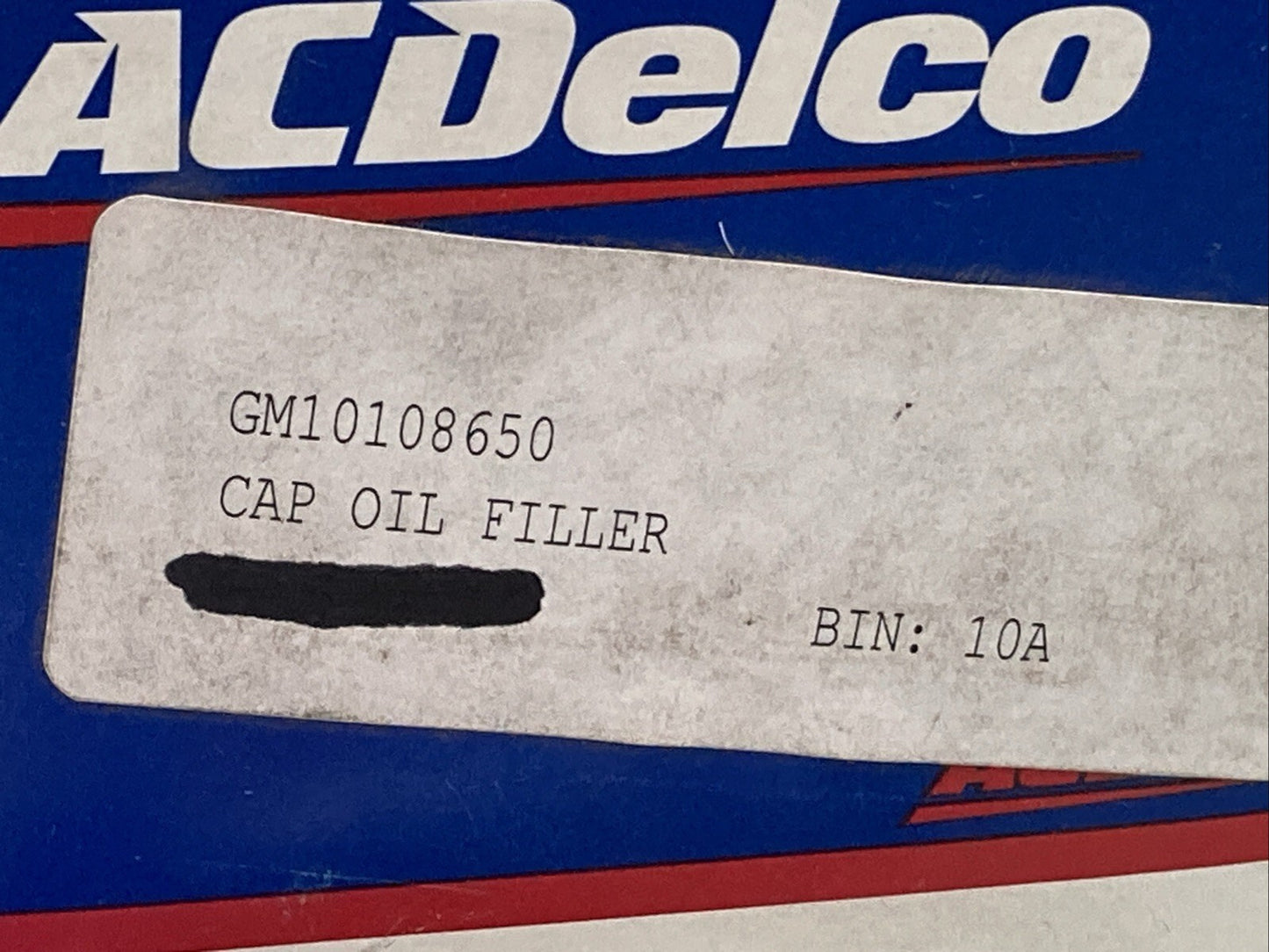 NEW GENUINE ACDELCO FC168 Gas Fuel Cap GM10108650