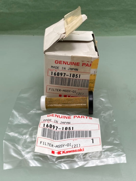 Kawasaki 16097-1051 Filter, Assembly, Oil  New Genuine