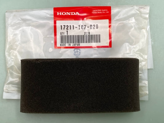 Honda 17211-107-020 AIR FILTER New Genuine