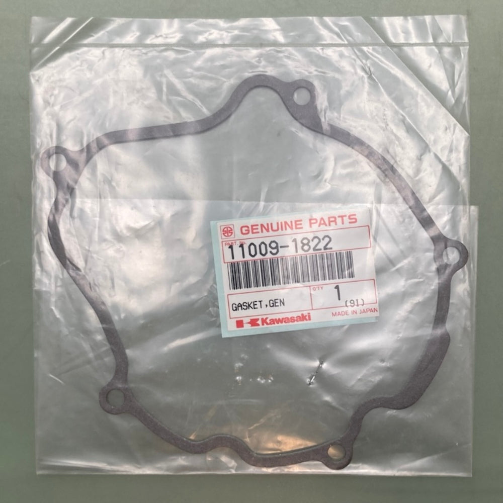Kawasaki 11009-1822 Generator Cover Gasket 11009-1951 New Genuine