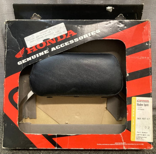 Honda 08F75-MCR-100 Backrest Low Chrome New Genuine