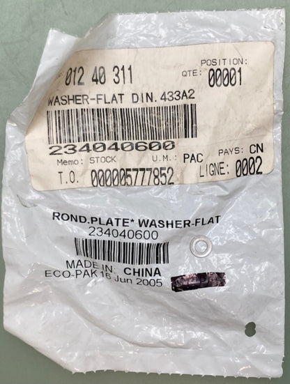 Qty 4 Can-Am 234040600 Flat Washer 4mm New Replaces