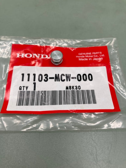 Honda 11103-MCW-000 Plug, Sealing New Genuine