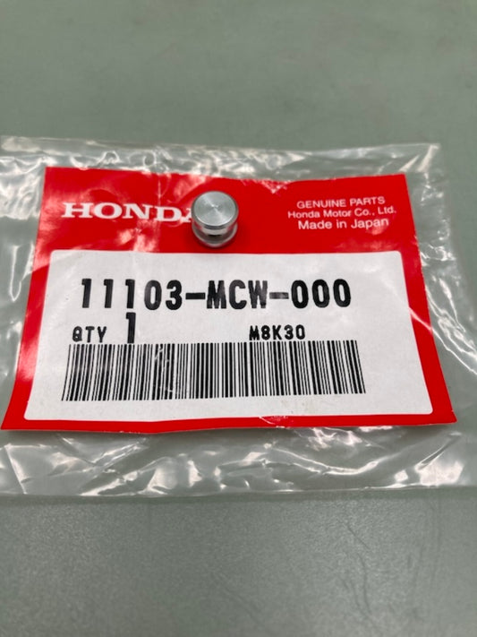 Honda 11103-MCW-000 Plug, Sealing New Genuine