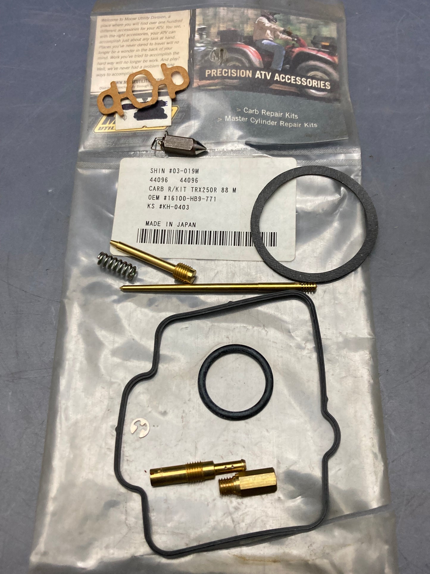 New Genuine Moose Utility 03-019M Carb Repair Kit