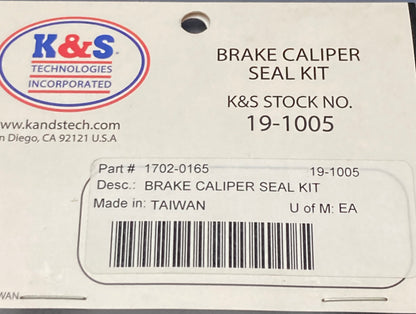 New Genuine K&S 19-1005 Brake Caliper Seal Kit