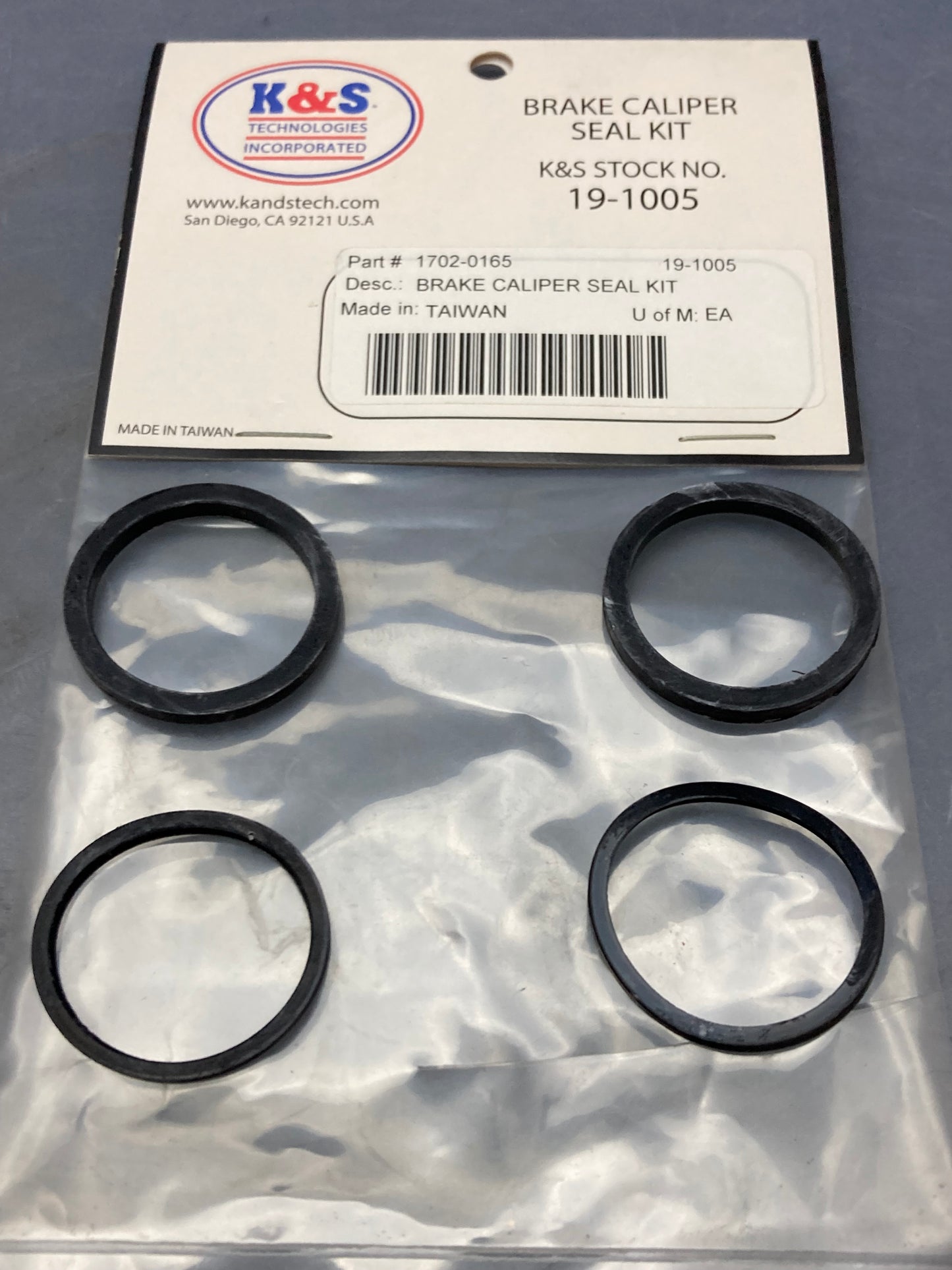 New Genuine K&S 19-1005 Brake Caliper Seal Kit