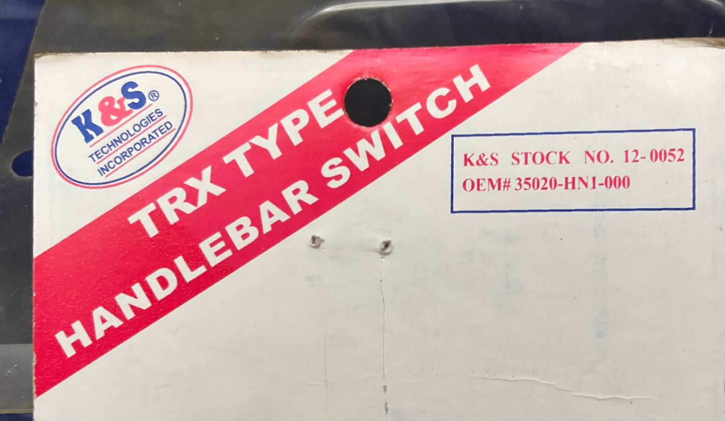 New Genuine K&S 12-0052 Handlebar Switch Switchpack