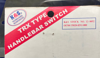 New Genuine K&S 12-0052 Handlebar Switch Switchpack