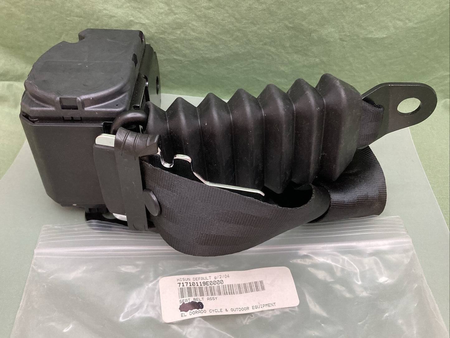 NEW REPLACES HISUN 71710-119E-0000 SEAT BELT ASSY