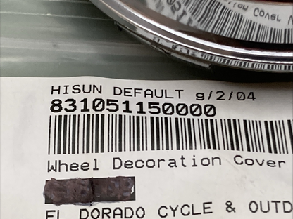 NEW REPLACES HISUN 83105-115-0000 WHEEL DECORATION COVER 1 3/8"