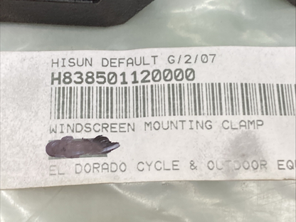 NEW REPLACES HISUN 83850-112-0000 WINDSCREEN MOUNTING CLAMP SET