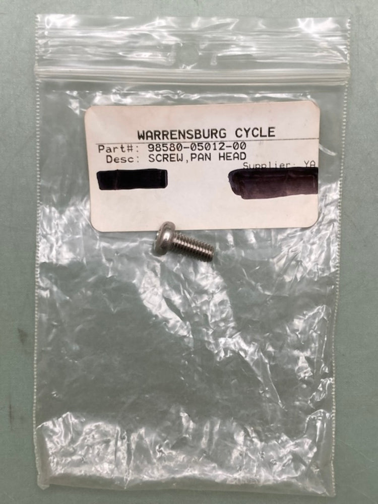 Yamaha 98580-05012-00 Pan Head Screw New Genuine
