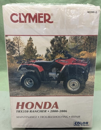 Clymer M200-2 TRX350 Rancher Service Manual '00-'06 New Genuine