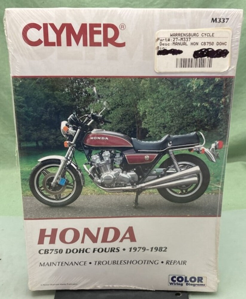Clymer M337 CB750 DOHC Fours Service Manual '79-'82 New Genuine