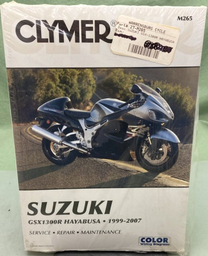 Clymer M265 Suzuki GSX1300R Hayabusa Service Manual '99-'07 New Genuine