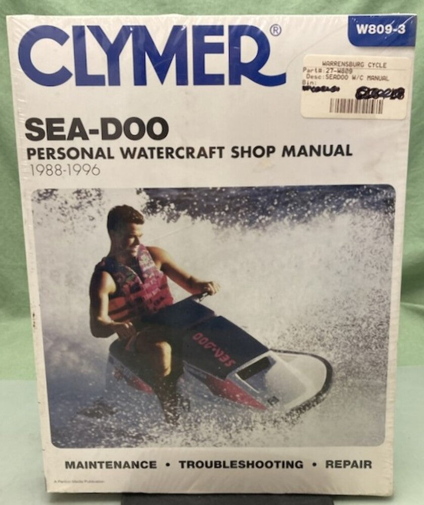 Clymer W809-3 Sea-Doo Personal Watercraft Shop Manual '88-'96 New Genuine
