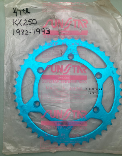 New Genuine Sunstar 7075-T6 Sprocket, 47T