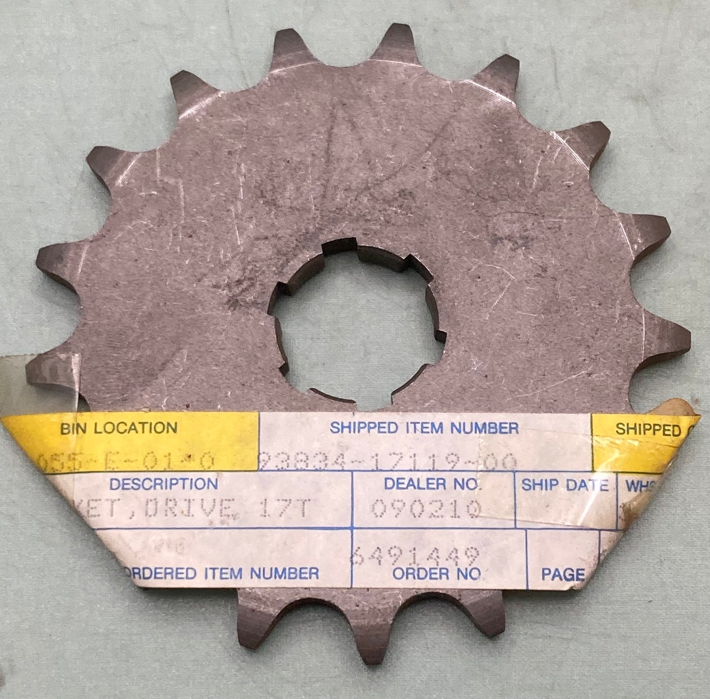 New Replaces Yamaha 93834-17119-00 Sprocket, Drive, 17T