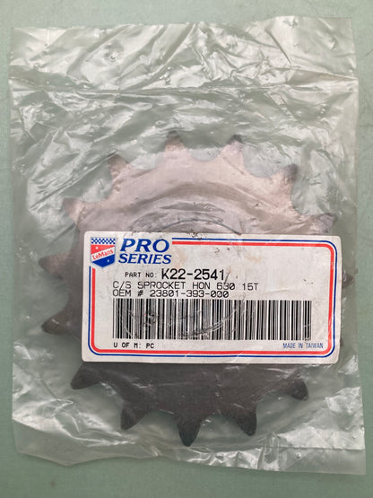 New Genuine LeMans K22-2541 Sprocket, 15T 23801-393-000