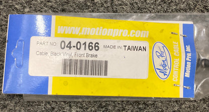 New Genuine Motion Pro 04-0166 Black Vinyl Brake Cable