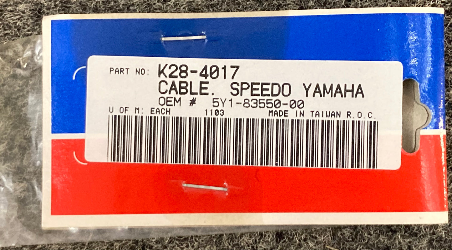 New Genuine Parts Unlimited K28-4017 Speedometer/Tachometer Cable 5Y1-83550-00