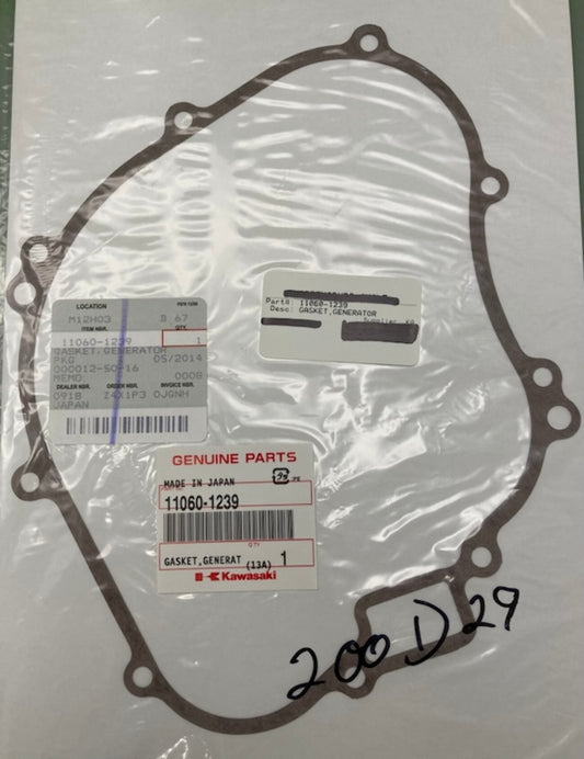 Kawasaki 11060-1239 Gasket Generator New Genuine