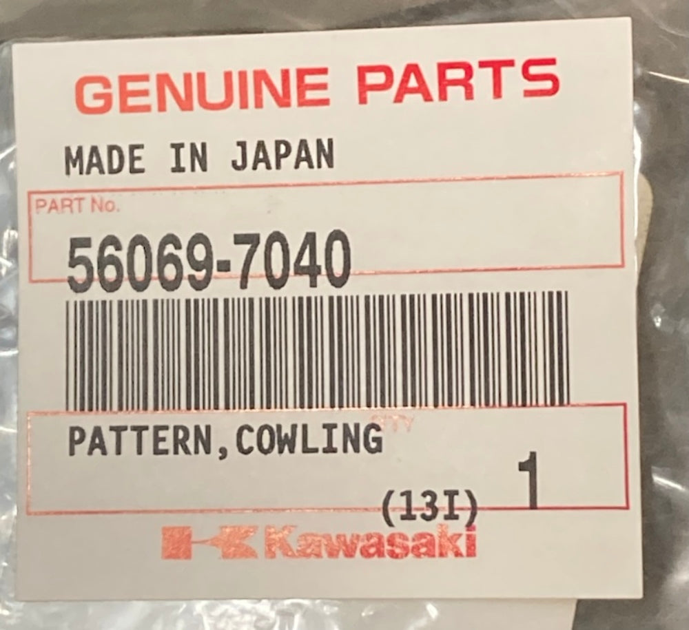 Kawasaki 56069-7040 Pattern Cowling RR LH New Genuine