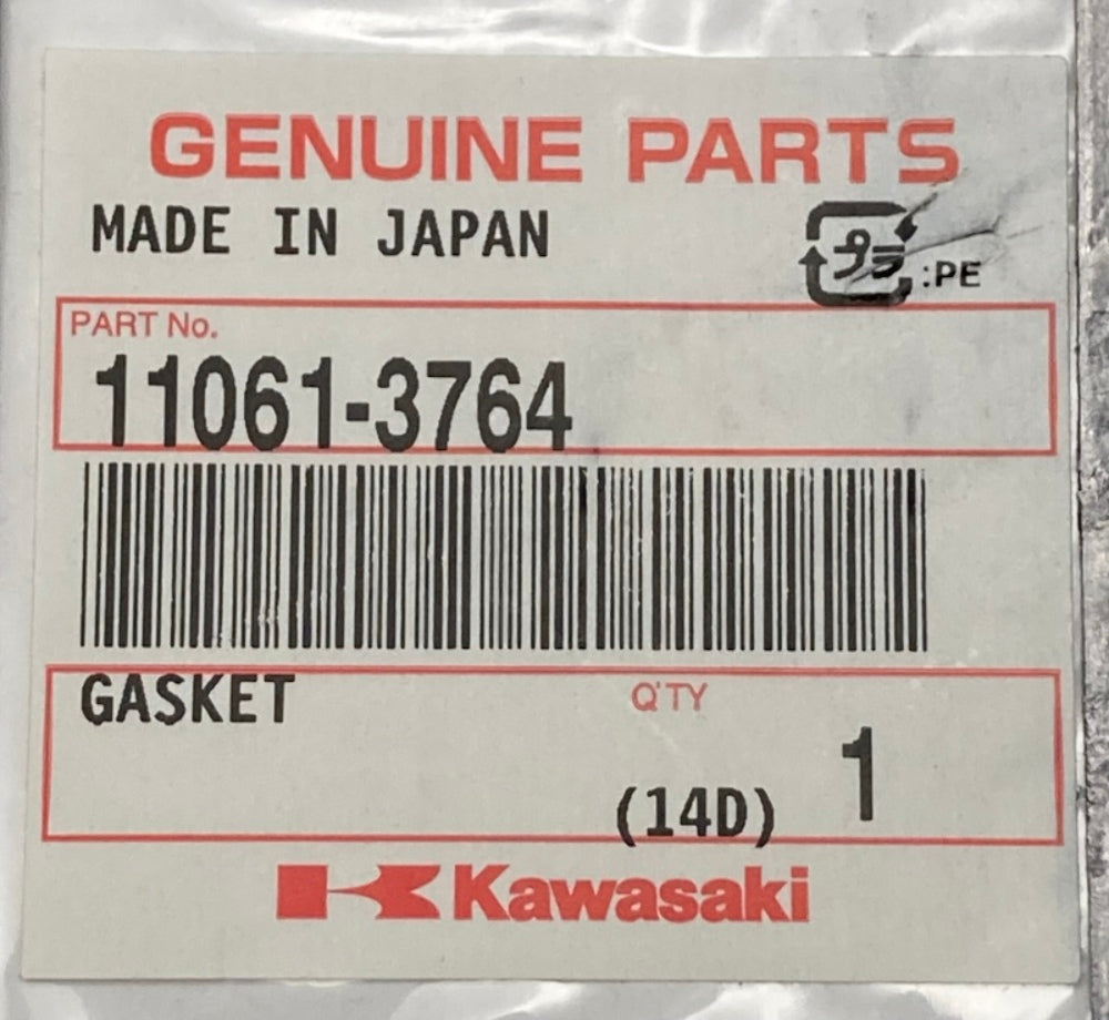 Kawasaki 11061-3764 Gasket New Genuine