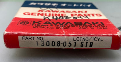 Kawasaki 13008-051 Ring Set STD New Genuine