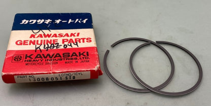 Kawasaki 13008-051 Ring Set STD New Genuine