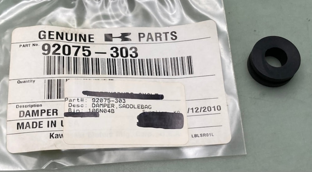 Kawasaki 92075-303 Damper Saddlebag New Genuine